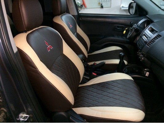 Авточехлы на Mitsubishi Outlander XL Авточехлы на Mitsubishi Outlander XL